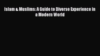 Read Book Islam & Muslims: A Guide to Diverse Experience in a Modern World E-Book Download