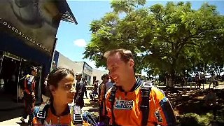 Salto Duplo Adriana com Instrutor Toni Queda Livre Paraquedismo 29/01/2012