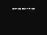Download Garnishing and Decoration Ebook Free