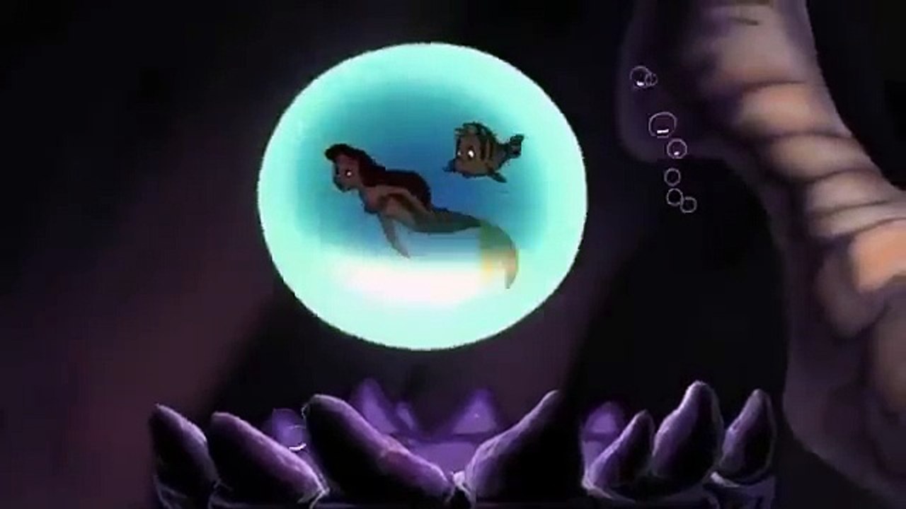 Aparição de Úrsula em apequena sereia Disney português Brasil