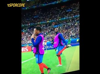 Sissoko kamerayı görünce...