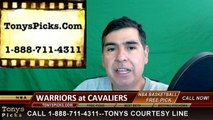Cleveland Cavaliers vs. Golden St Warriors Free Pick Prediction Game 4 NBA Pro Basketball Finals Odds Preview