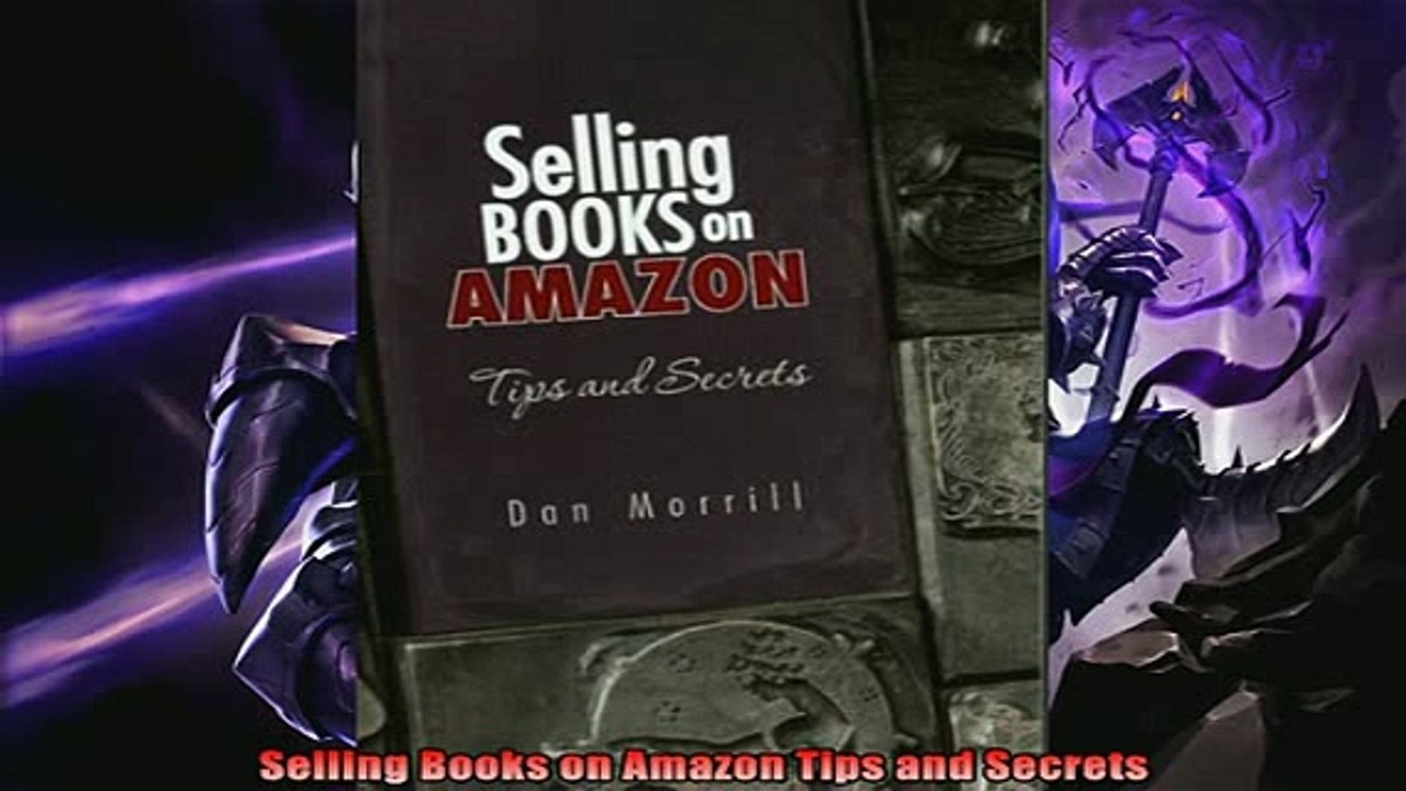For you  Selling Books on Amazon Tips and Secrets