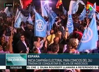 Unidos Podemos lleva la ventaja en la campaña electoral de España
