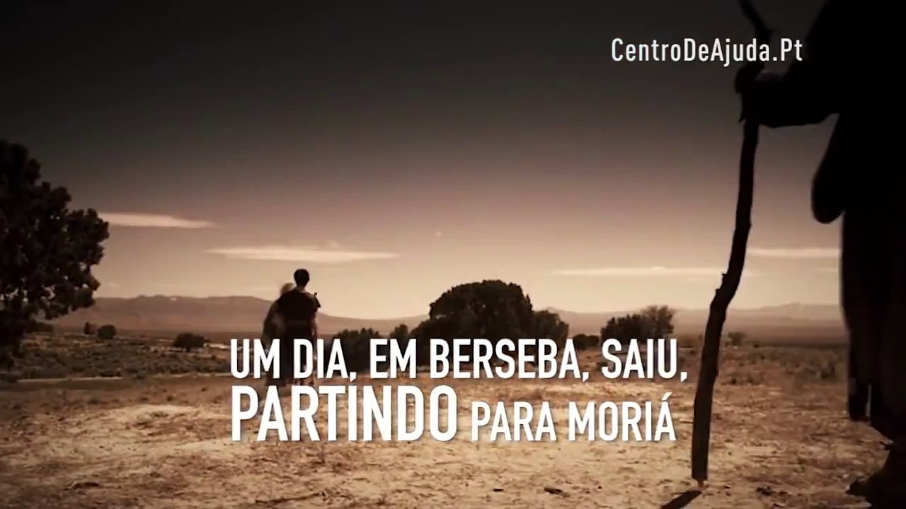 Abraão e Isaque - O velho Abraão pela fé do plano de Deus não fugiu