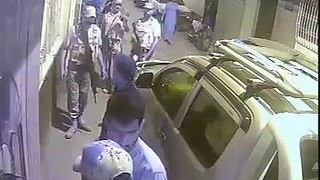 Rangers Raid Of Dr. Farooq sattar  House.  CCTV Footage