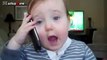 Cute Funny Babies Talking On The Phone Compilation 2014