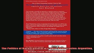 Read here The Politics of Market Reform in Fragile Democracies Argentina Brazil Peru and Venezuela