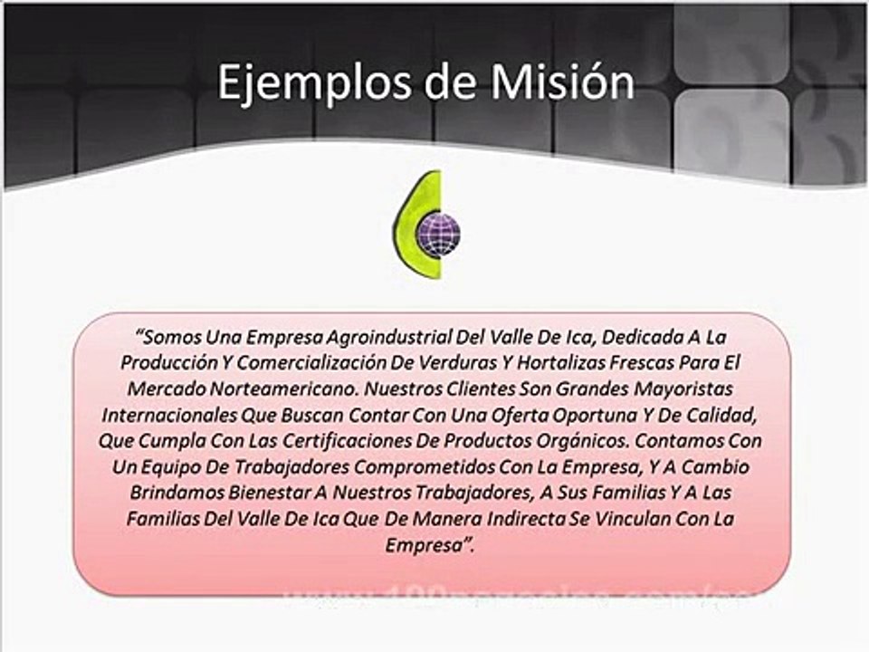 Misión, Visión y Valores