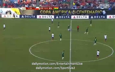 Alexis Sánchez Goal - Chile 1-0 Bolivia USA 2016