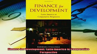 Enjoyed read  Finance for Development  Latin America in Comparative Perspective