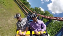 Take a ride on a virtual reality roller coaster