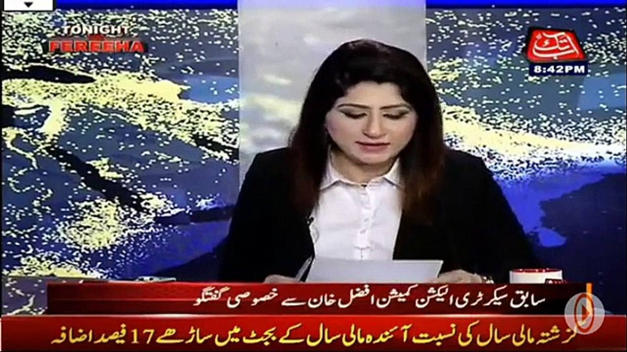 Afzal Khan Anchor Fareeha Se Bi Uljh Gaye