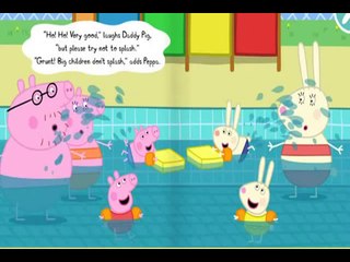 Peppa pig and Daddy have surprise swimming lessons brand new episode 2016