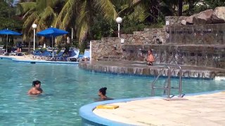 Pool of Tranquility Bay resort in Antigua island. November 13-27, 2013.
