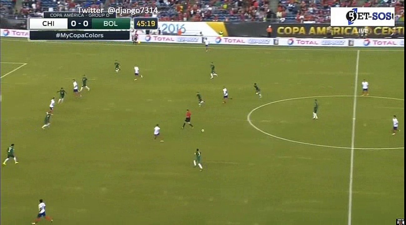 Arturo Vidal Goal HD - Chile 1-0 Bolivia 10.06.2016