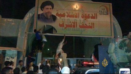 هتافات ضد الأحزاب الدينية في جنوب العراق وكربلاء