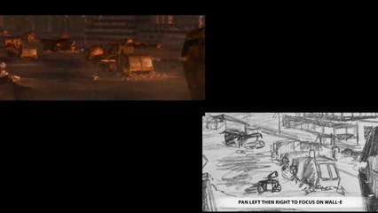2D Animatic of Wall-E