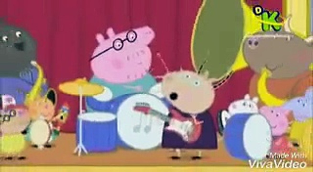 peppa pig agito chocalho e batido