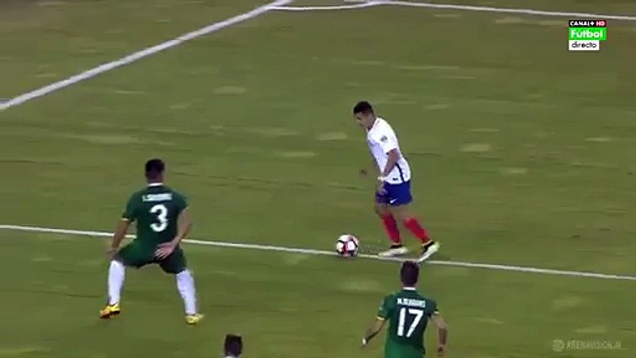 Arturo Vidal Penalty Goal HD - Chile 2-1 Bolivia 10.06.2016