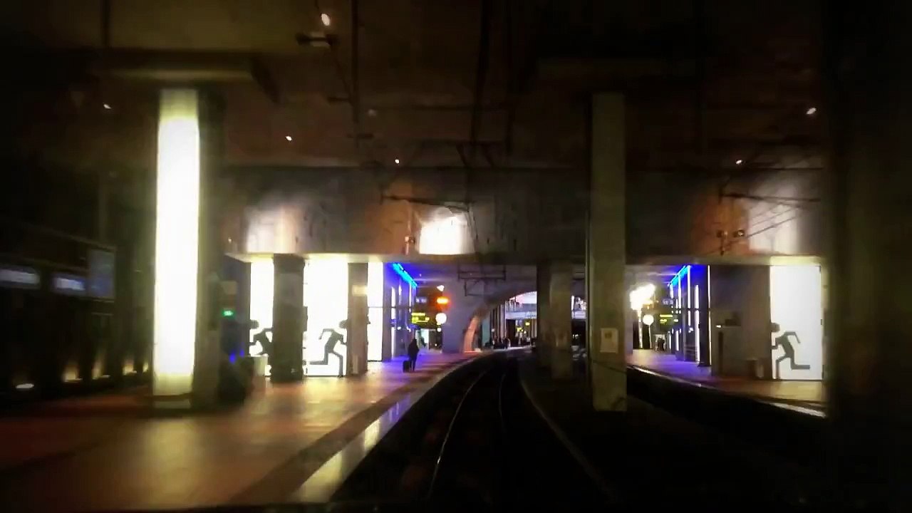 Train Timelapse TGV Thalys Brussels to Amsterdam