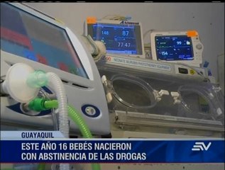 Maternidad reporta en Guayaquil 16 casos de bebés que heredan adicción a las drogas