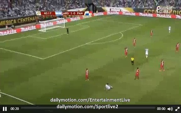 1st Half Goals - Argentina 1-0 Panama Copa America
