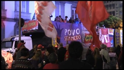Simpatizantes de Rousseff marcharon contra la presidencia interina de Michel Temer