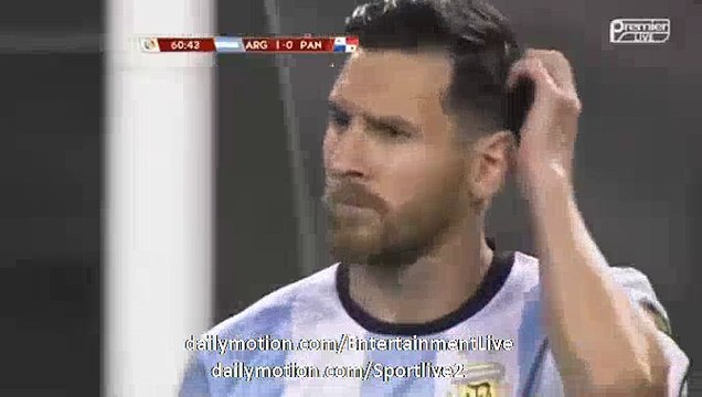 Lionel Messi Get IN - Argentina 1-0 Panama Copa America