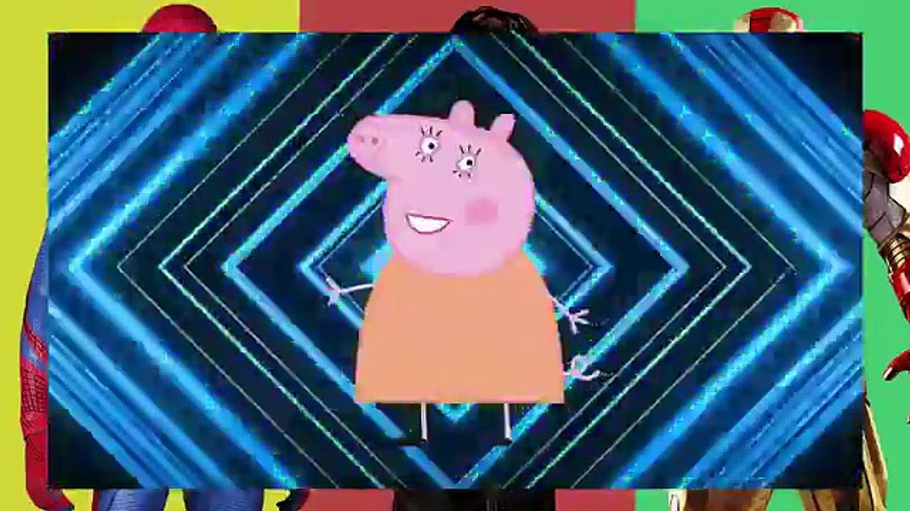 Finger Family Peppa Pig Collection #Spiderman vs  #Dinosaurs vs #Venom- Nursery Rhymes Song For Kids