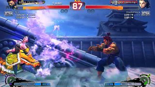 Ultra Street Fighter IV battle: Akuma vs Rose