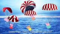 Peppa Pig Skydiver Finger Family Nursery Rhymes