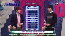 [Vietsub][Chicken Subteam] 140131 Super Idol Chart Show Ep 1 Ryeowook called Siwon cut
