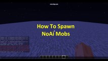 Minecraft: How To Spawn NoAi Mobs 1.9 (PC)