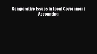 [PDF] Comparative Issues in Local Government Accounting Read Full Ebook