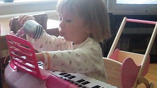 Baby Grace at 24 months singing 'Tomorrow' from Annie