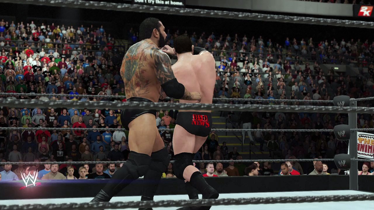 WWE 2K16 wade barrett v batista