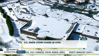 Сильные снегопады унесли жизни 28 человек в США - KazakhTV
