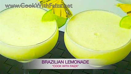 BRAZILIAN LEMONADE *COOK WITH FAIZA*