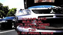 950whp GTR street races 800whp Supra and 830whp EVO IX