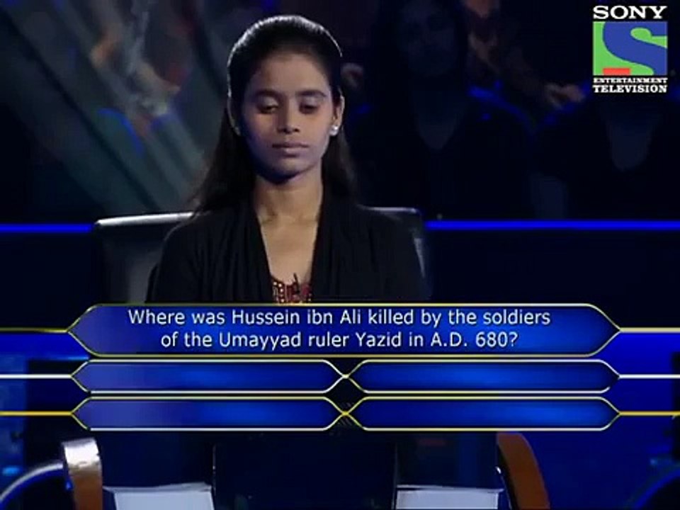 See The Reaction of a Girl When Amitabh Bachchan Asked Question About Hazrat Imam Hussain (R.A) From A Hindu Girl