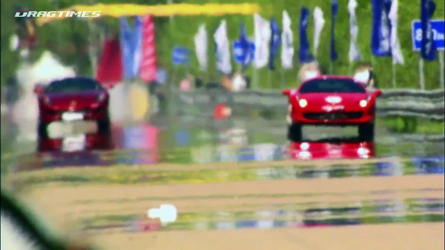 Ferrari 599 Fiorano vs Nissan GT R, Ferrari 458 Italia, Porsche 911 Turbo, BMW M3.