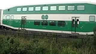 GO 162 Last Go Train out of milton on june 28,2010 backs up to station.MOD