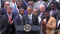 Obama Honors Denver Broncos, Super Bowl Champs