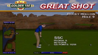 Golden Tee Great Shot on Rocky Hollow!