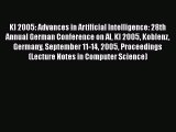 [PDF] KI 2005: Advances in Artificial Intelligence: 28th Annual German Conference on AI KI