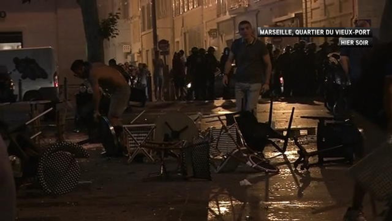 Euro 2016: nouveaux heurts entre supporters à Marseille, sept interpellations - Le 11/06/2016 à 09h54