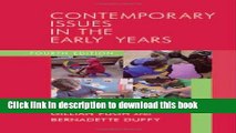 Read Contemporary Issues in the Early Years  PDF Online