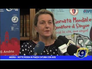 Andria | " Notte rossa" in piazza Catuma con Avis