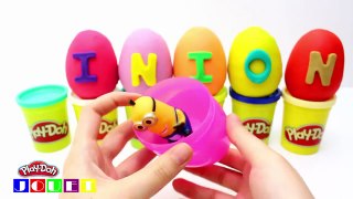 Minions Surprise Oeufs Play Doh, Despicable Me Minions Jouets